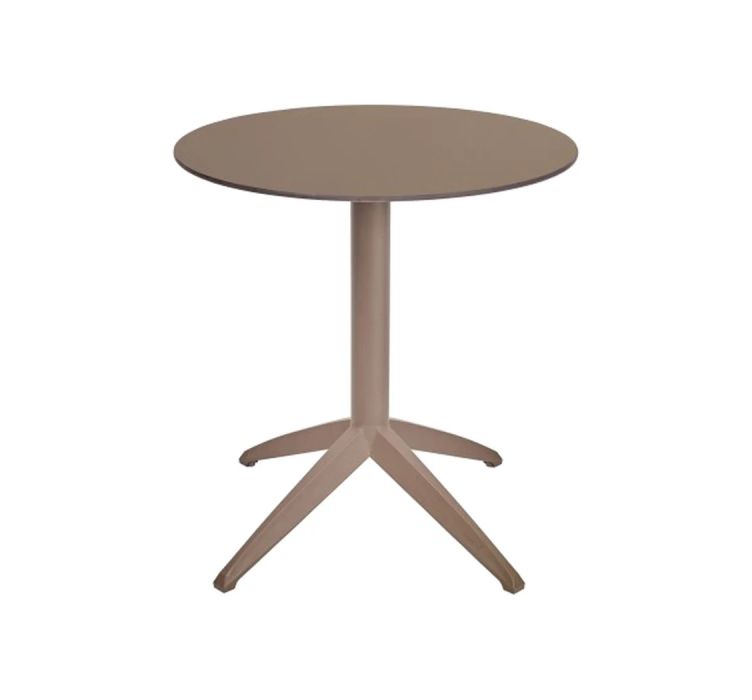 Стіл QUATRO FOLD ø 70 TAUPE-TAUPE1